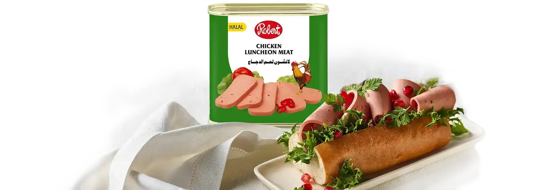 Chicken Luncheon Meat and Sandwich - Robert Halal