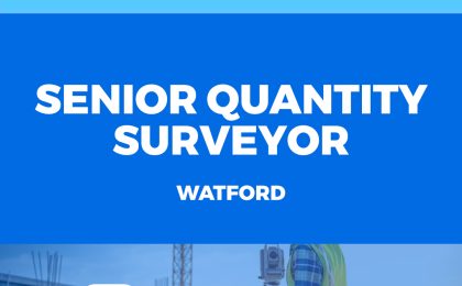 Senior Quantity Surveyor Vacancy - Watford