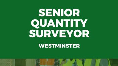 Senior Quantity Surveyor Vacancy - Westminster