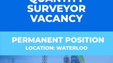 Senior Quantity Surveyor Vacancy - Waterloo