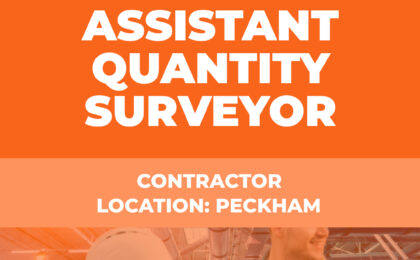 Assistant Quantity Surveyor Vacancy - Peckham