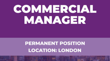 Commercial Manager Vacancy - London