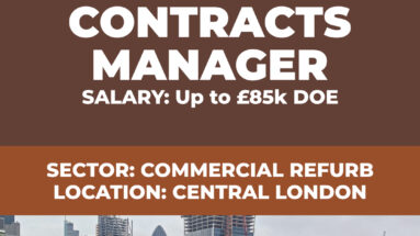 Contracts Manager Vacancy - Central London