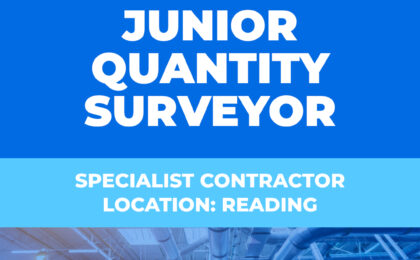 Junior Quantity Surveyor Vacancy - Reading