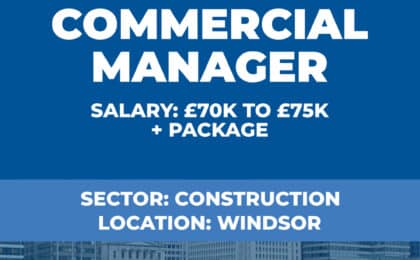 Commercial Manager Vacancy - Windsor