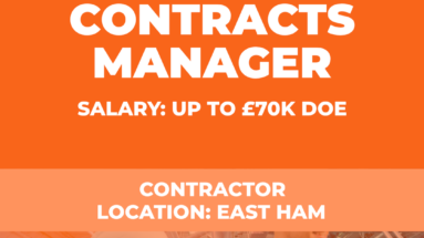 Contracts Manager Vacancy - East Ham