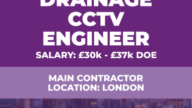 Drainage CCTV Engineer Vacancy - London