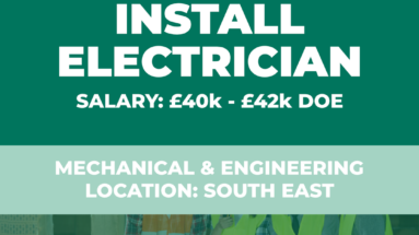 Install Electrician Vacancy - South East