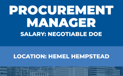 Procurement Manager Vacancy - Hemel Hempstead