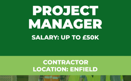 Project Manager Vacancy - Enfield