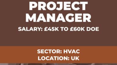 Project Manager Vacancy - UK