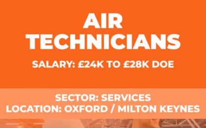 Air Technician Vacancy - Oxford - Milton Keynes