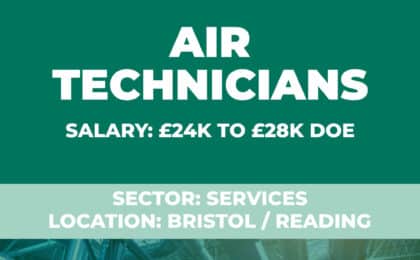 Air Technicians Vacancy - Bristol - Reading - Permanent