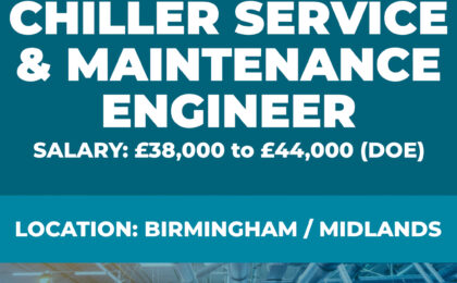 Chiller Service And Maintenance Engineer Vacancy - Birmingham