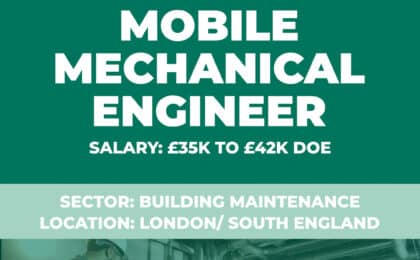 Mobile Mechanical Engineer Vacancy - London