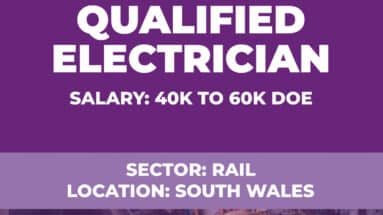 Qualified Electrician Vacancy - South Wales