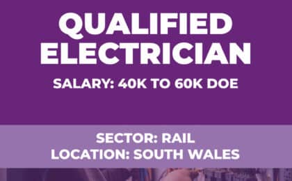 Qualified Electrician Vacancy - South Wales