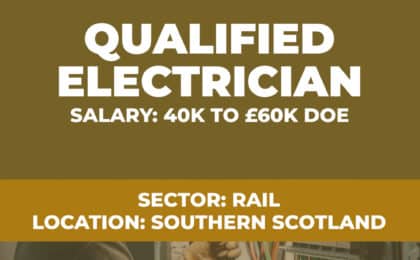 Qualified Electrician Vacancy - Southern Scotland