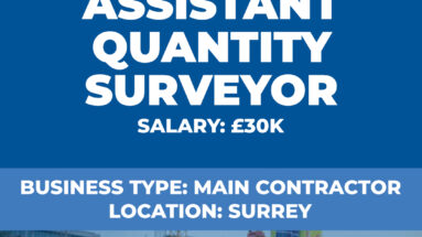 Assistant Quantity Surveyor Vacancy in Surrey-England