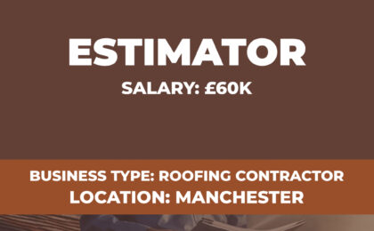 Estimator Vacancy - Manchester