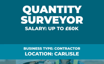 Quantity Surveyor Vacancy - Carlisle