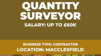 Quantity Surveyor Vacancy - Macclesfield