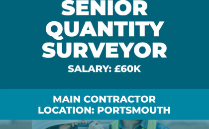 Senior Quantity Surveyor Vacancy Portsmouth