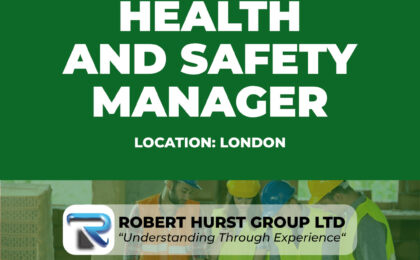 Health and Safety Manager Vacancy - London