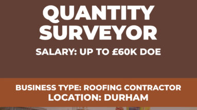 Quantity Surveyor Vacancy - Durham
