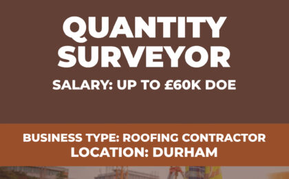 Quantity Surveyor Vacancy - Durham