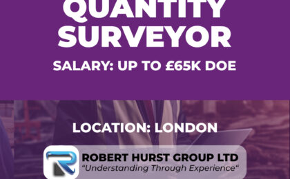 Senior Quantity Surveyor Vacancy - London