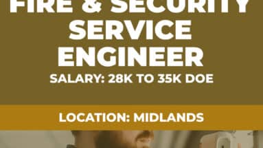 Fire and security service engineer vacancy - midlands