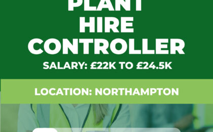 Plant Hire Controller Vacancy - Northampton
