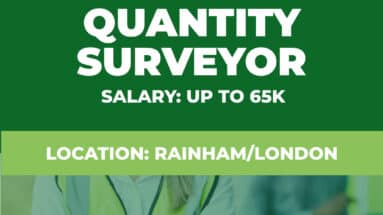 Quantity Surveyor Permanent Vacancy - RAINHAM - London