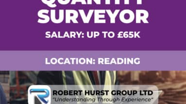 Quantity Surveyor Permanent Vacancy - Reading