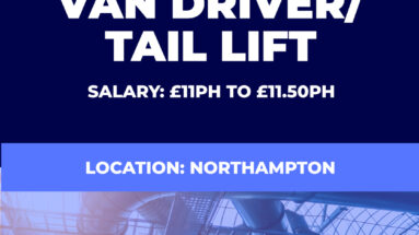 Van Driver-Tail Lift Vacancy - Northampton