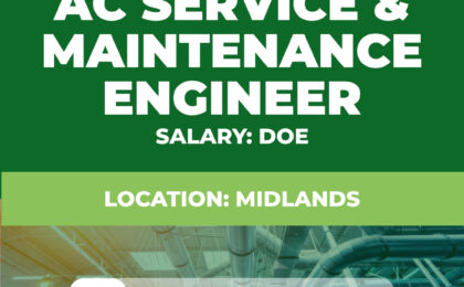 AC Service and Maintenance Engineer Vacancy - Midlands