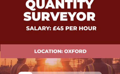 Quantity Surveyor Vacancy - Oxford