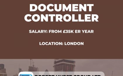 Document Controller Vacancy - London