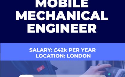Mobile Mechanical Engineer Vacancy - Sutton - Surrey