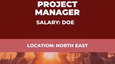 Project Manager Vacancy - North East