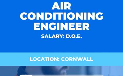 Air Conditioning Engineer Vacancy - Cornwall UK