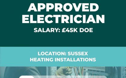 Approved Electrician Vacancy - Sussex