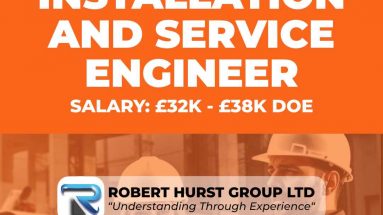 Installation and Service Engineer permanent vacancy - Birmingham UK