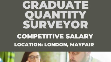 Junior Graduate Quantity Surveyor Vacancy - London UK
