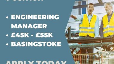 Engineering Manager - Permanent Vacancy - Basingstoke - UK