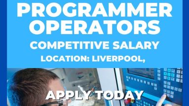  CNC Programmer Operators Permanent Vacancy