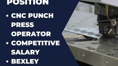 CNC Punch Press Operator Permanent Vacancy