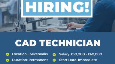 CAD Technician JobVacancy - Sevenoaks (1080 x 1080 px)