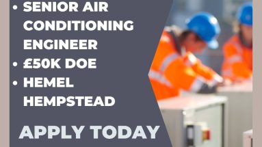 Senior Air Conditioning Engineer Permanent Vacancy